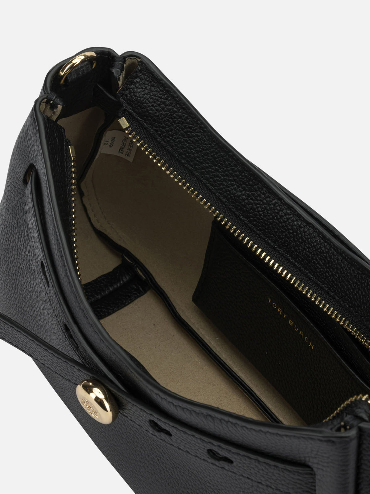 Tory Burch "Romy" Small Crossbody Bag Black