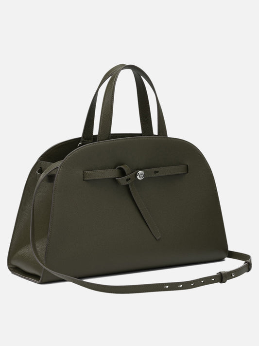 Tory Burch "Romy Bauletto" Large Handbag Green