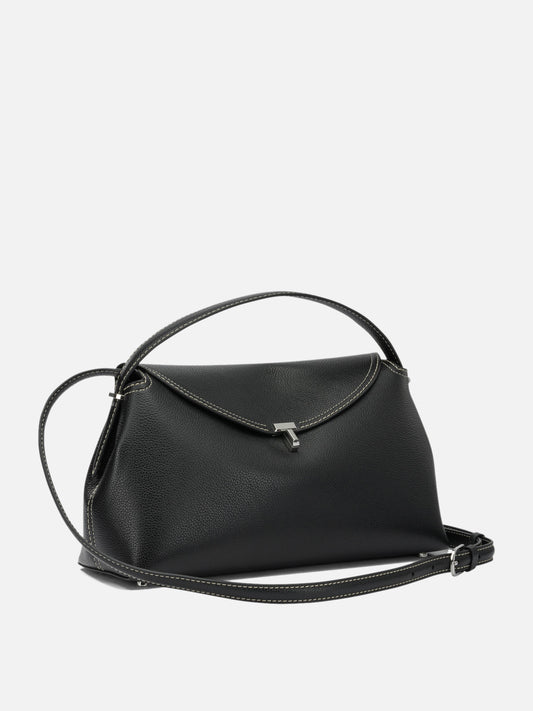 Medium bags 100% cow leather - Lining: 60% polyurethane 40% polyamide Black - Toteme Women | PLP | VIETTI Online Store | 2
