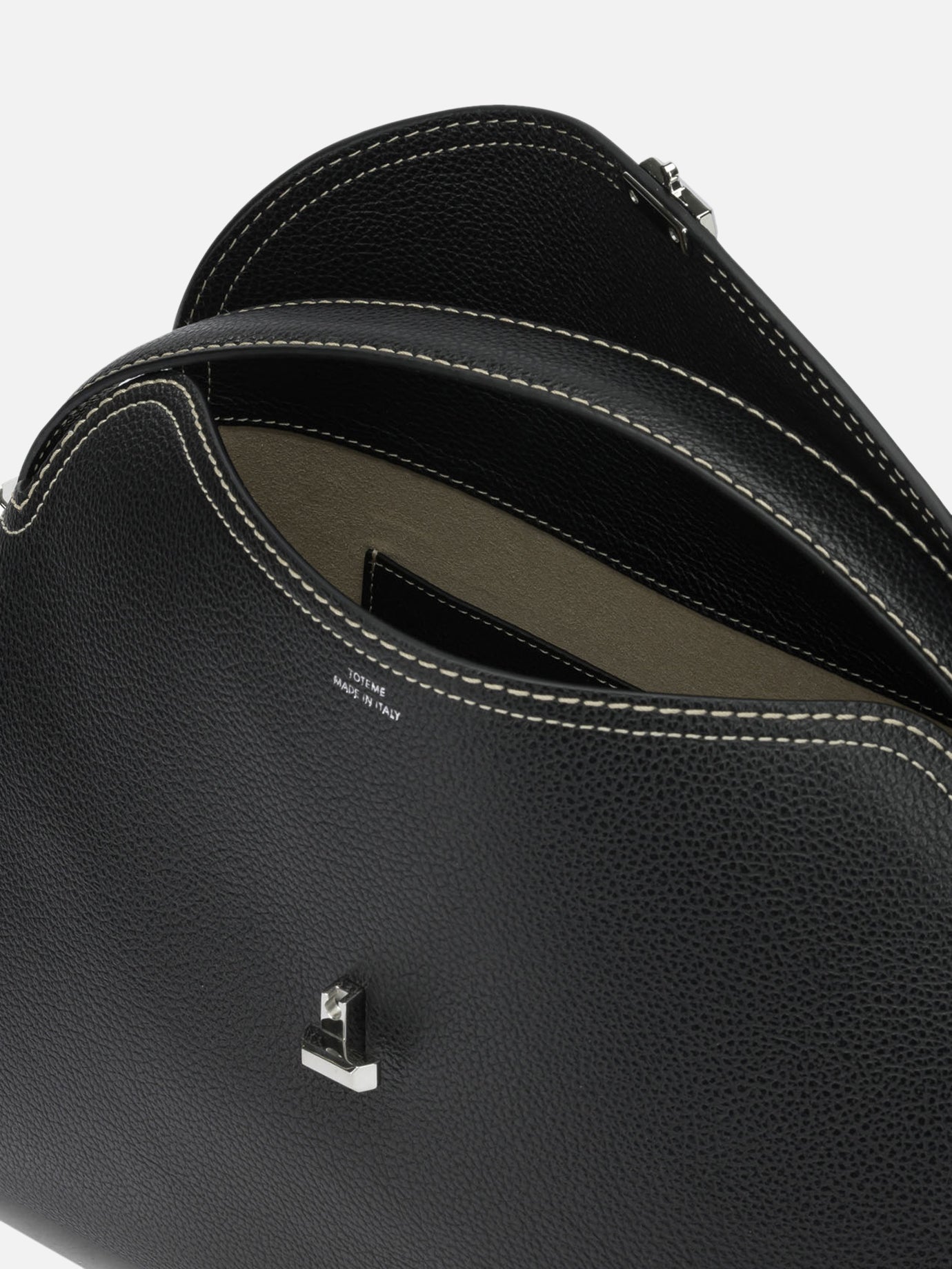 Medium bags 100% cow leather - Lining: 60% polyurethane 40% polyamide Black - Toteme Women | PDP | VIETTI Online Store | Zoom-Modal_5