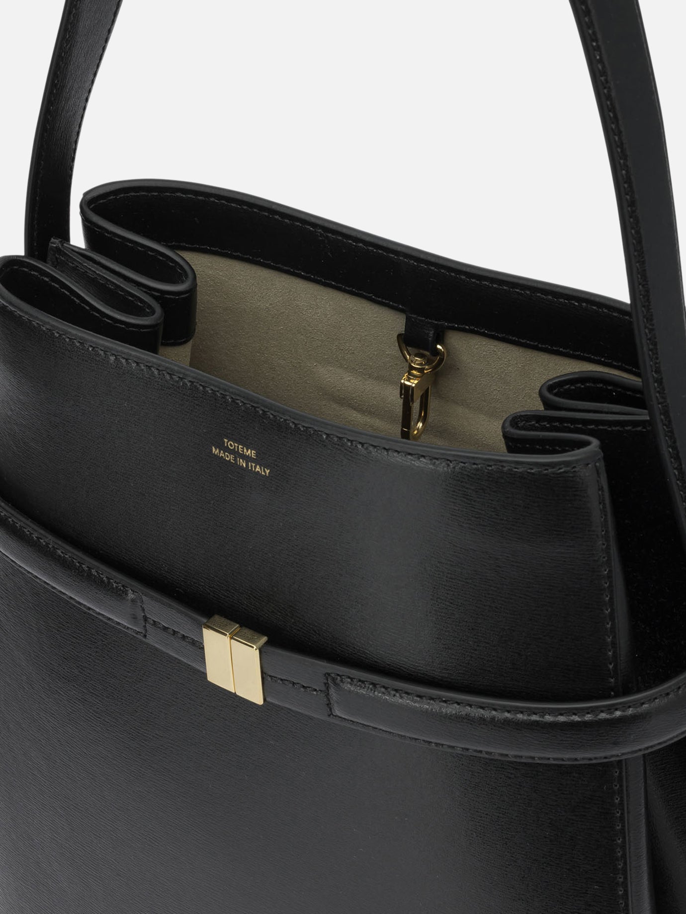 Small bags 100% leather - Lining: 60% polyurethane 40% polyamide Black - Toteme Women | PDP | VIETTI Online Store | Zoom-Modal_7