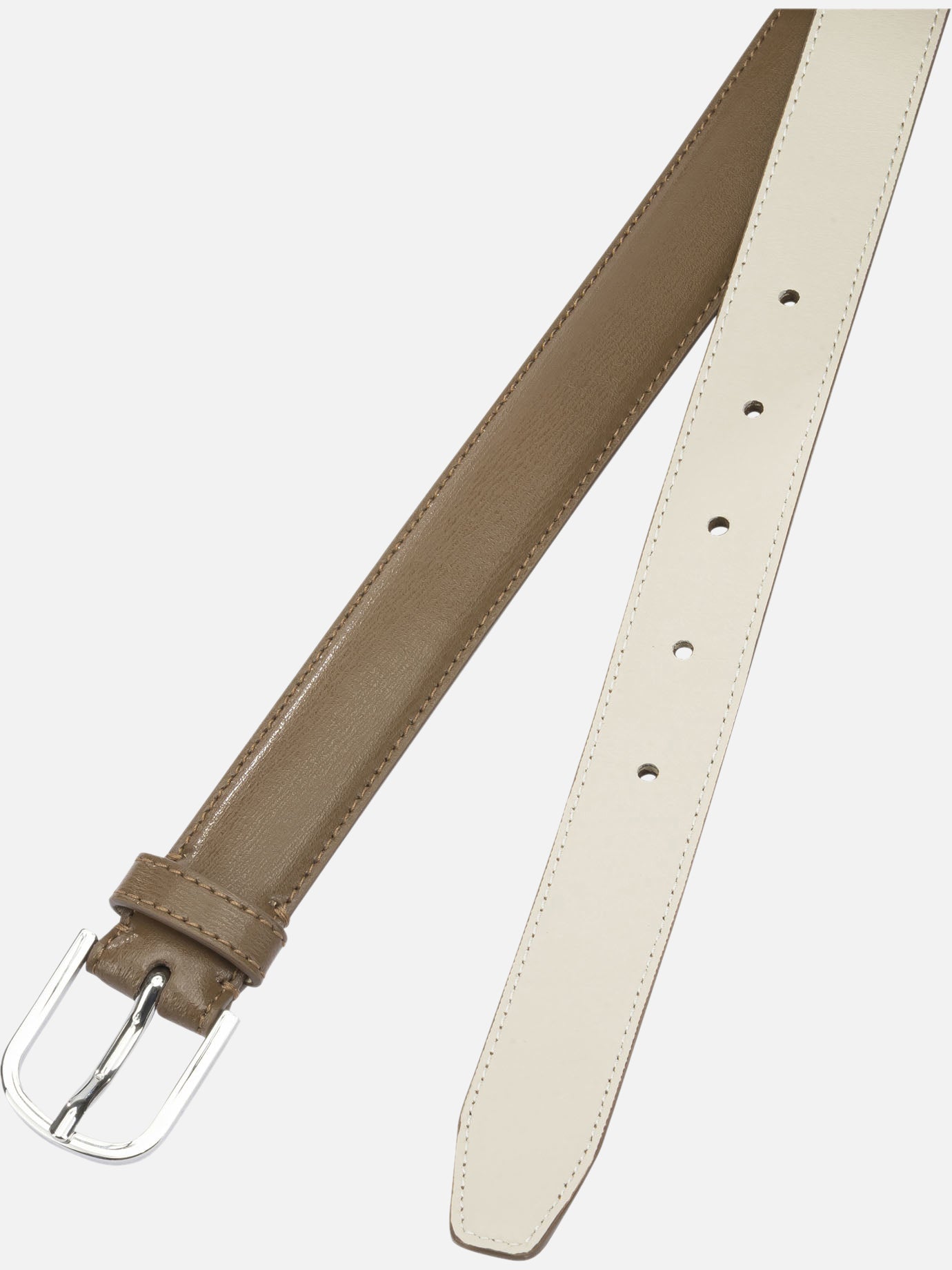 Leather belts 100% cow leather Brown - Toteme Women | PDP | VIETTI Online Store | Zoom-Modal_2