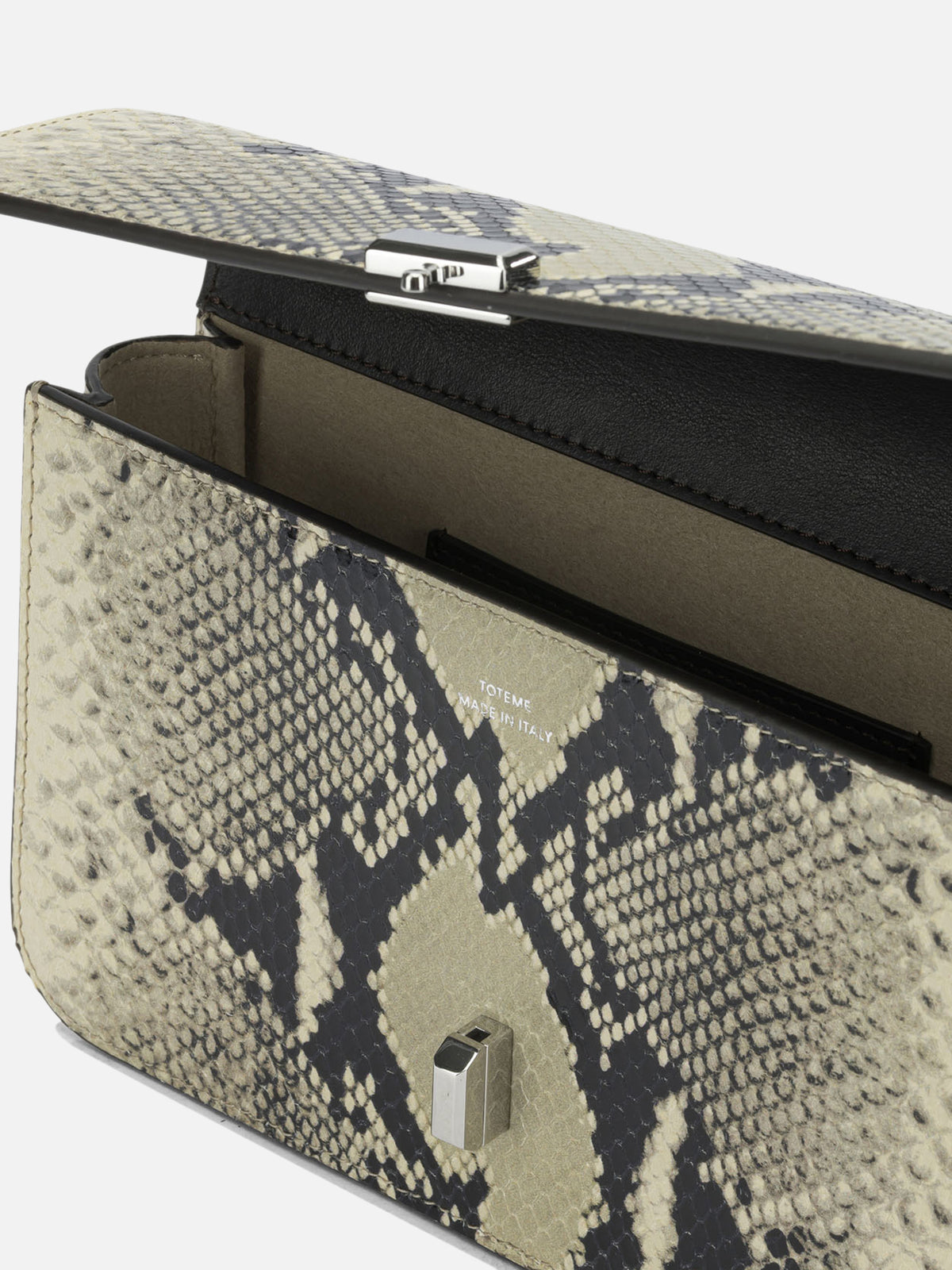 Toteme "T-lock" Small Shoulder Bag Beige