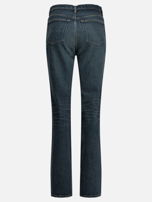 Toteme "Classic" Straight-Leg Jeans Blue