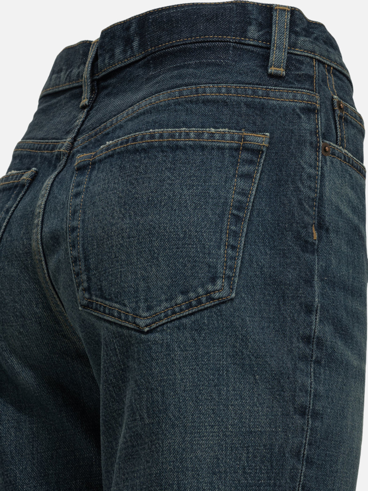 Toteme "Classic" Straight-Leg Jeans Blue