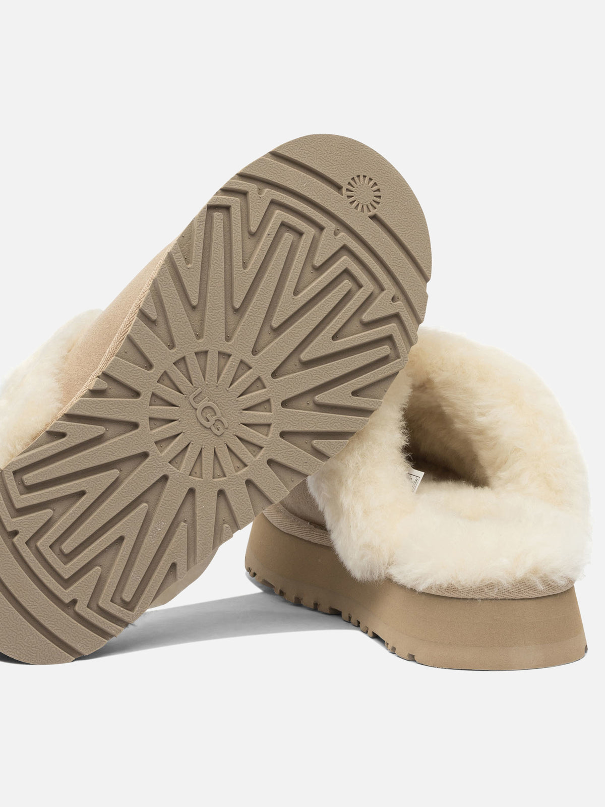 Ugg "Disquette" Slippers Beige