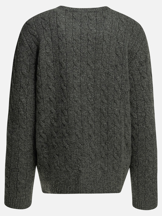 Crewneck sweaters Textured knit Grey - Valentino Women | PLP | VIETTI Online Store | 2