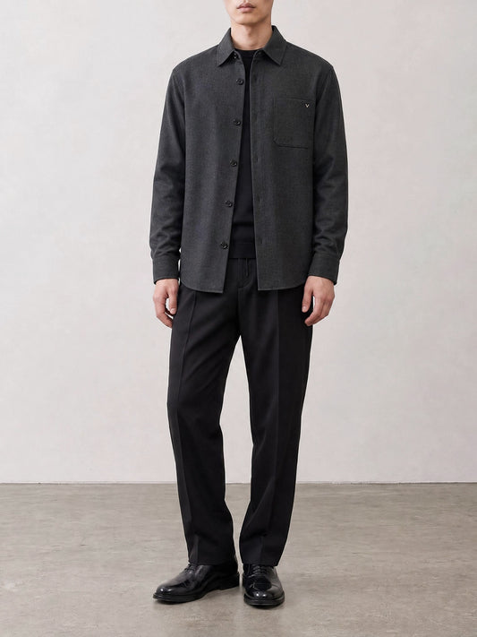 Overshirt jackets Logo Grey - Valentino Men | PLP | VIETTI Online Store | 2