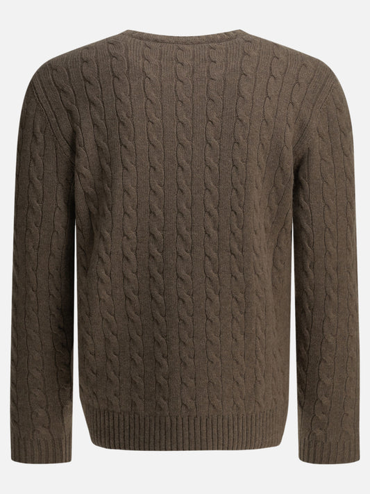 Crewneck sweaters Logo Brown - Valentino Men | PDP | VIETTI Online Store | 2