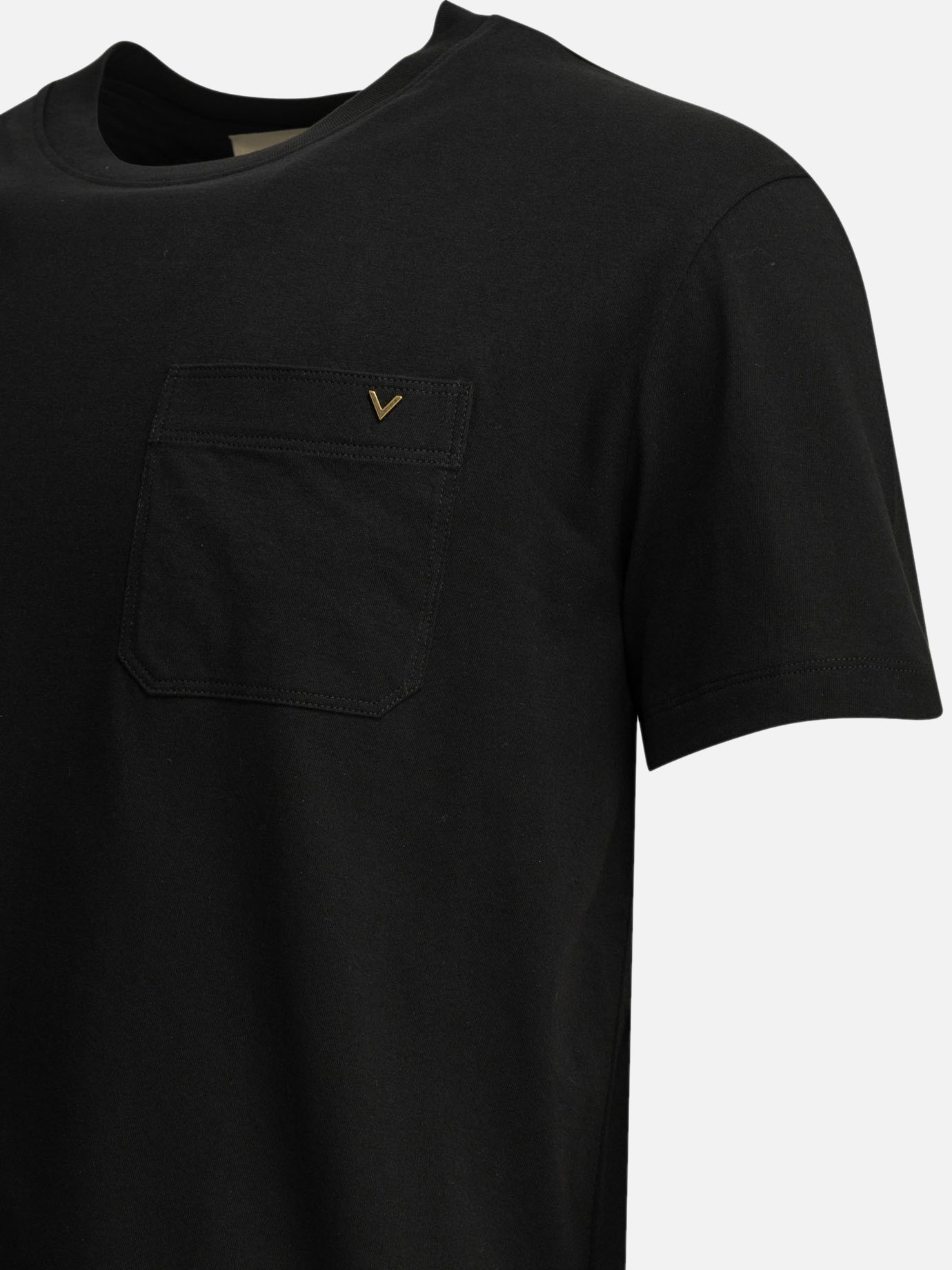 Crewneck t-shirts Logo Black - Valentino Men | PDP | VIETTI Online Store | Zoom-Modal_6