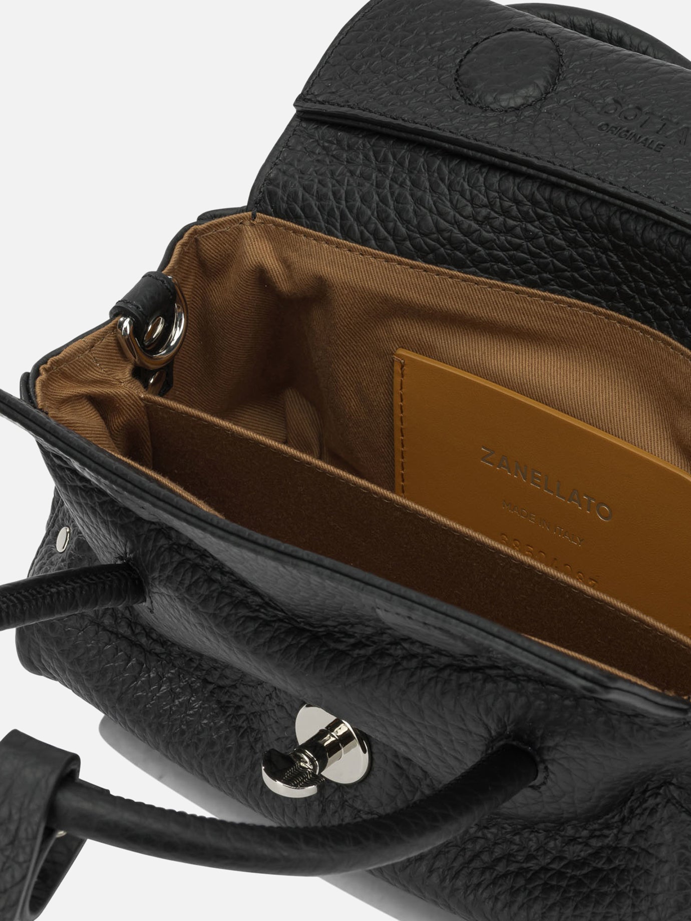 Small bags 100% bovine leather - Lining: 100% cotton Black - Zanellato Women | PDP | VIETTI Online Store | Zoom-Modal_5
