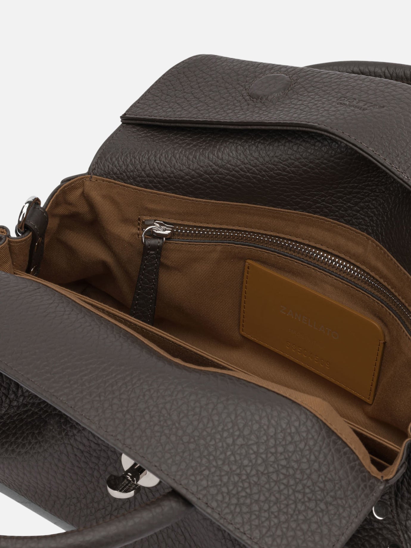 Medium bags 100% bovine leather - Lining: 100% cotton Brown - Zanellato Women | PDP | VIETTI Online Store | Zoom-Modal_5