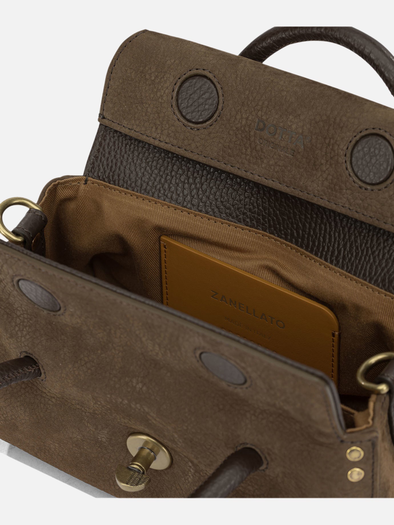 Small bags 100% bovine leather - Lining: 100% cotton Brown - Zanellato Women | PDP | VIETTI Online Store | Zoom-Modal_5
