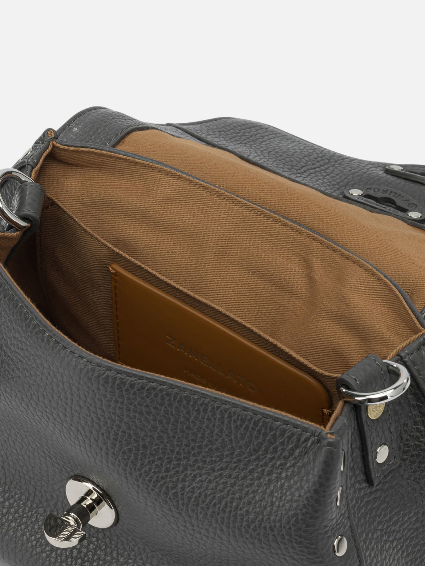 Small bags 100% leather - Lining: 100% cotton Grey - Zanellato Women | PDP | VIETTI Online Store | Zoom-Modal_5