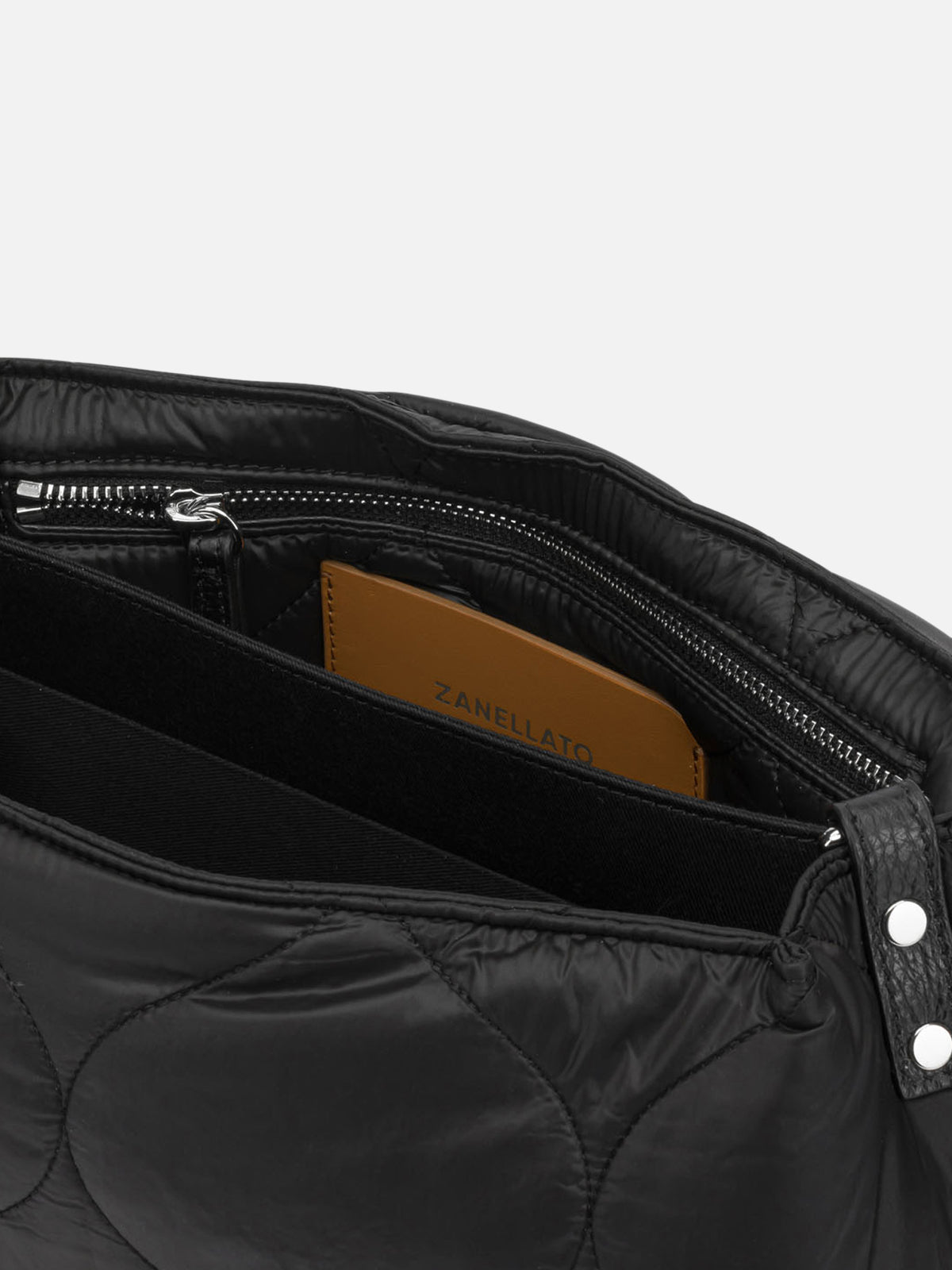 Zanellato "Postina® Lunaria" Medium Handbag Black