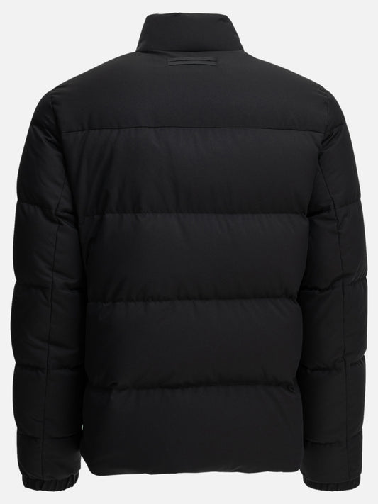 Zegna Short down jacket Blue