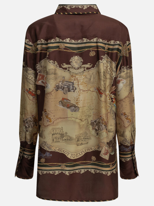 Zimmermann "Valiant" Casual Shirt Bordeaux