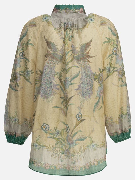 Casual shirts Floral Light blue - Zimmermann Women | PLP | VIETTI Online Store | 2