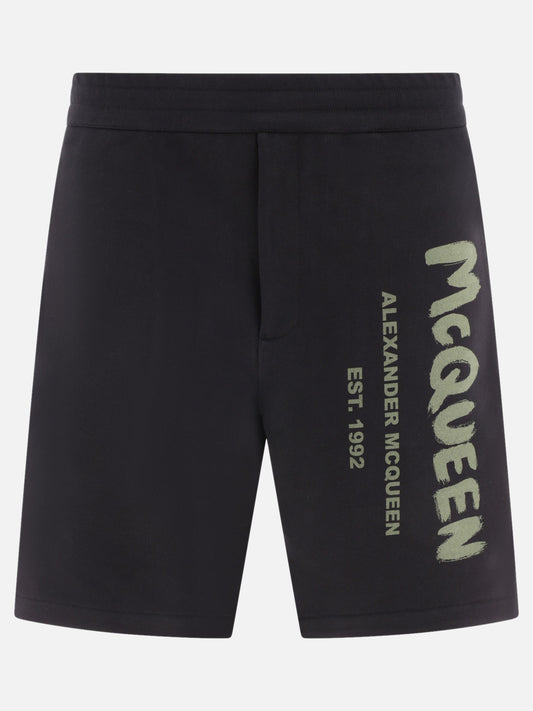 "McQueen Graffiti" shorts