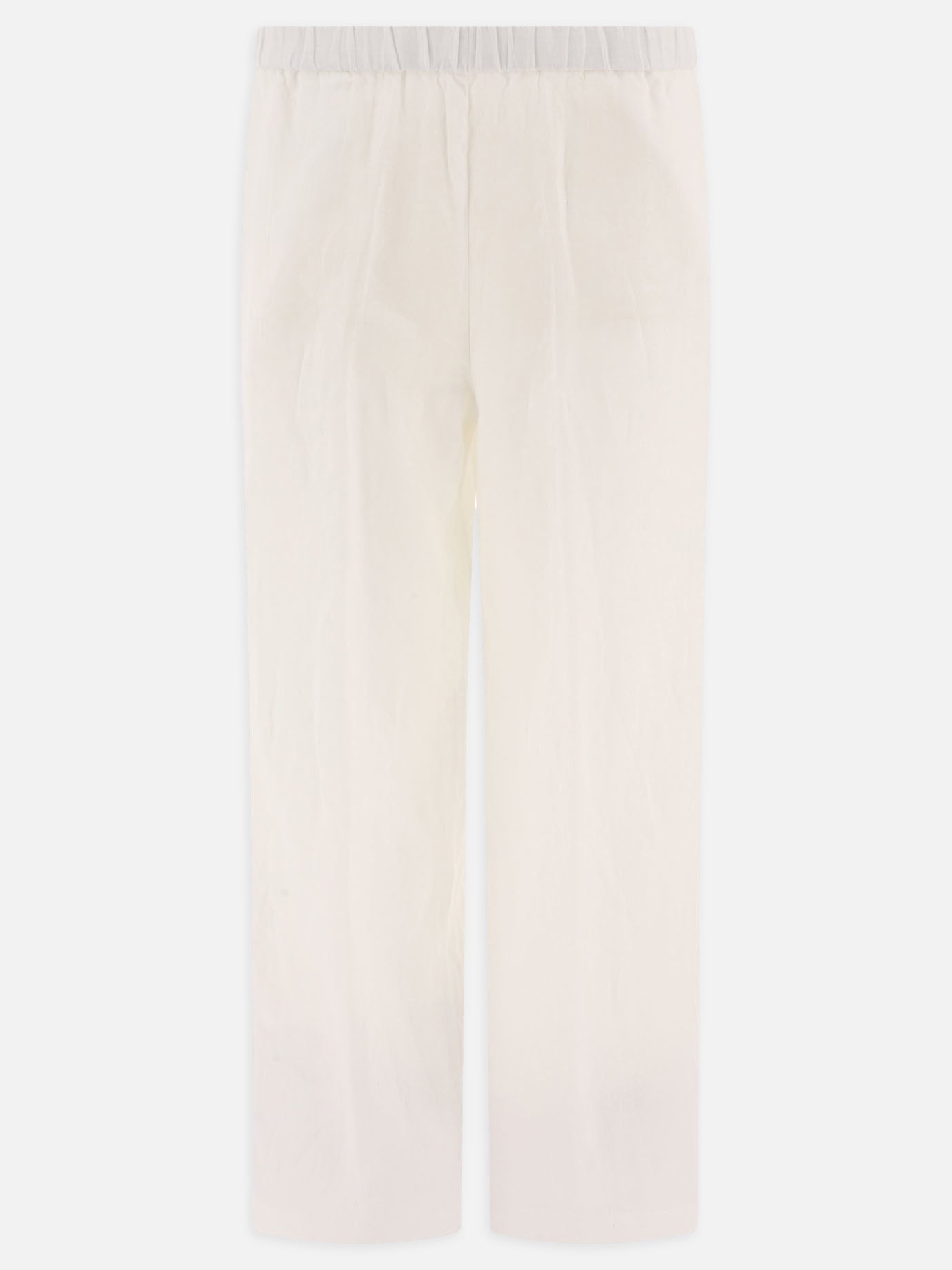 Wide linen trousers