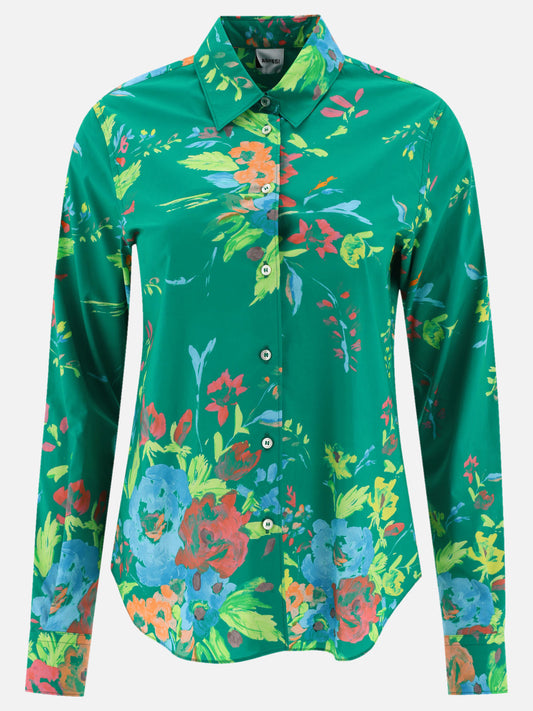 Shirt with floral print