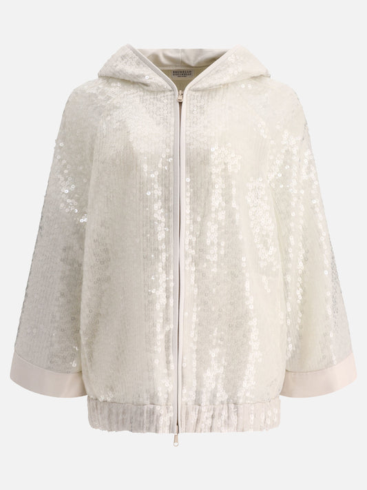 Dazzling embroidery hooded sweater
