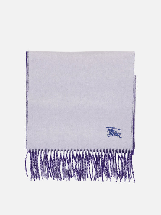 Reversible cashmere scarf
