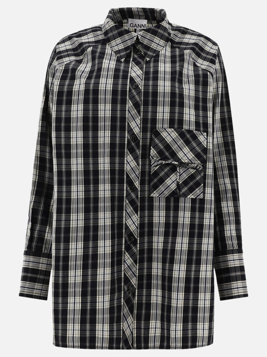 Checkered oversized shirt