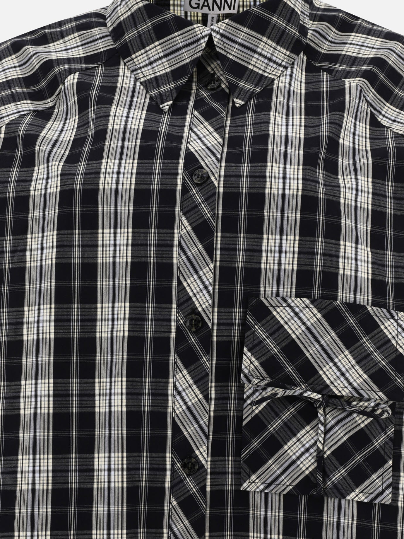 Checkered oversized shirt