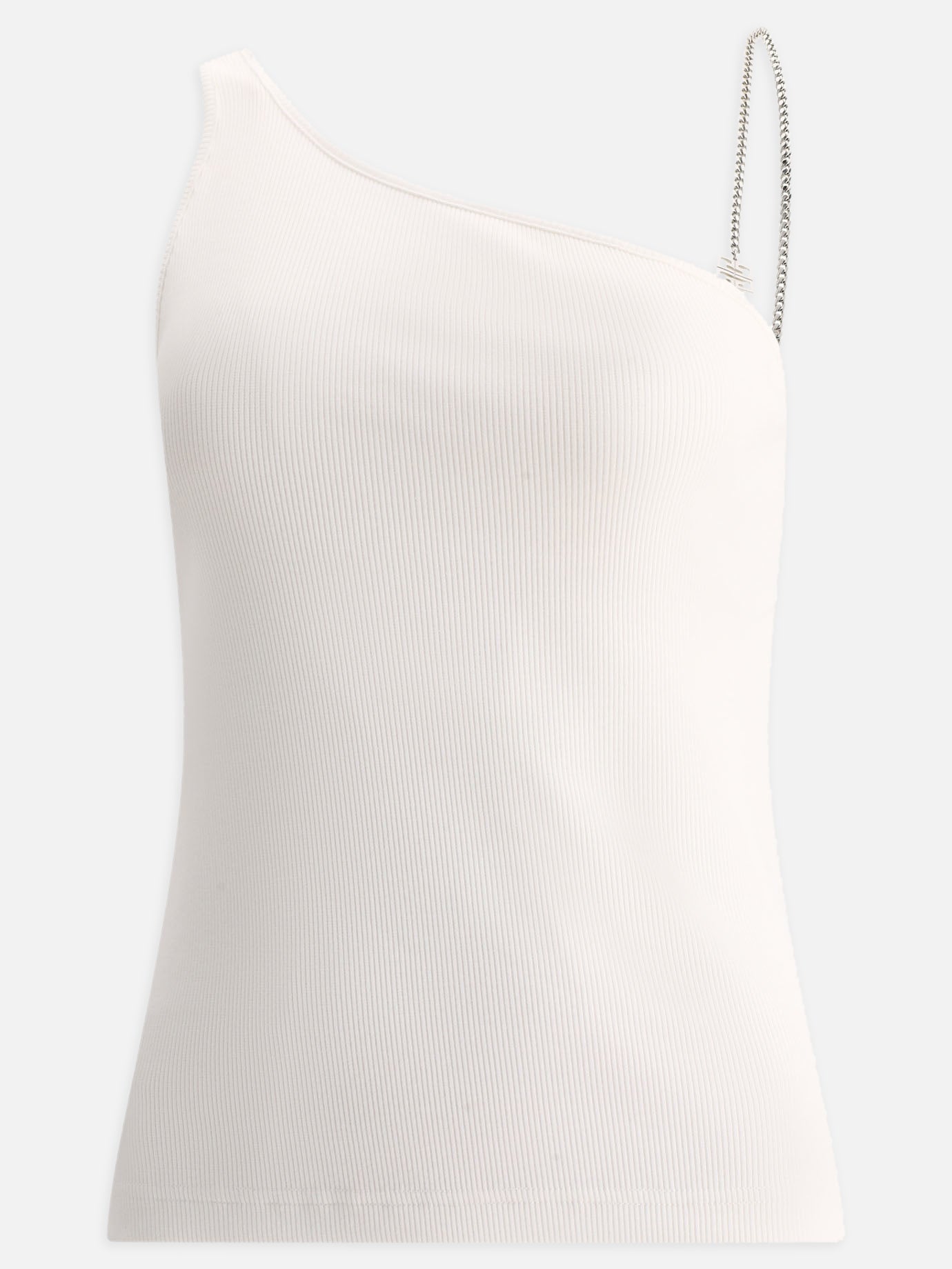 Asymmetric top with chain detail
