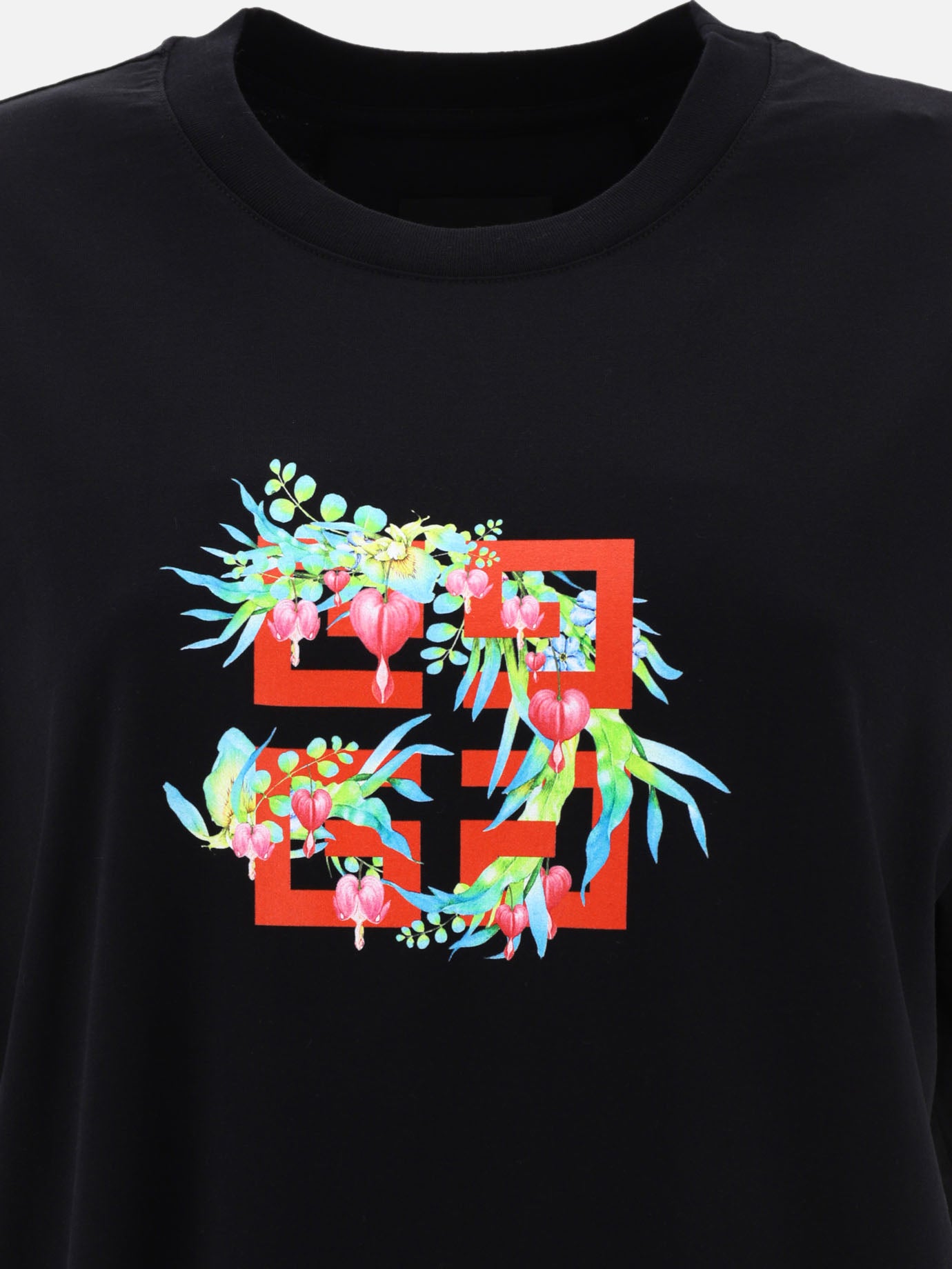 T-shirt con stampa "4G Flowers"