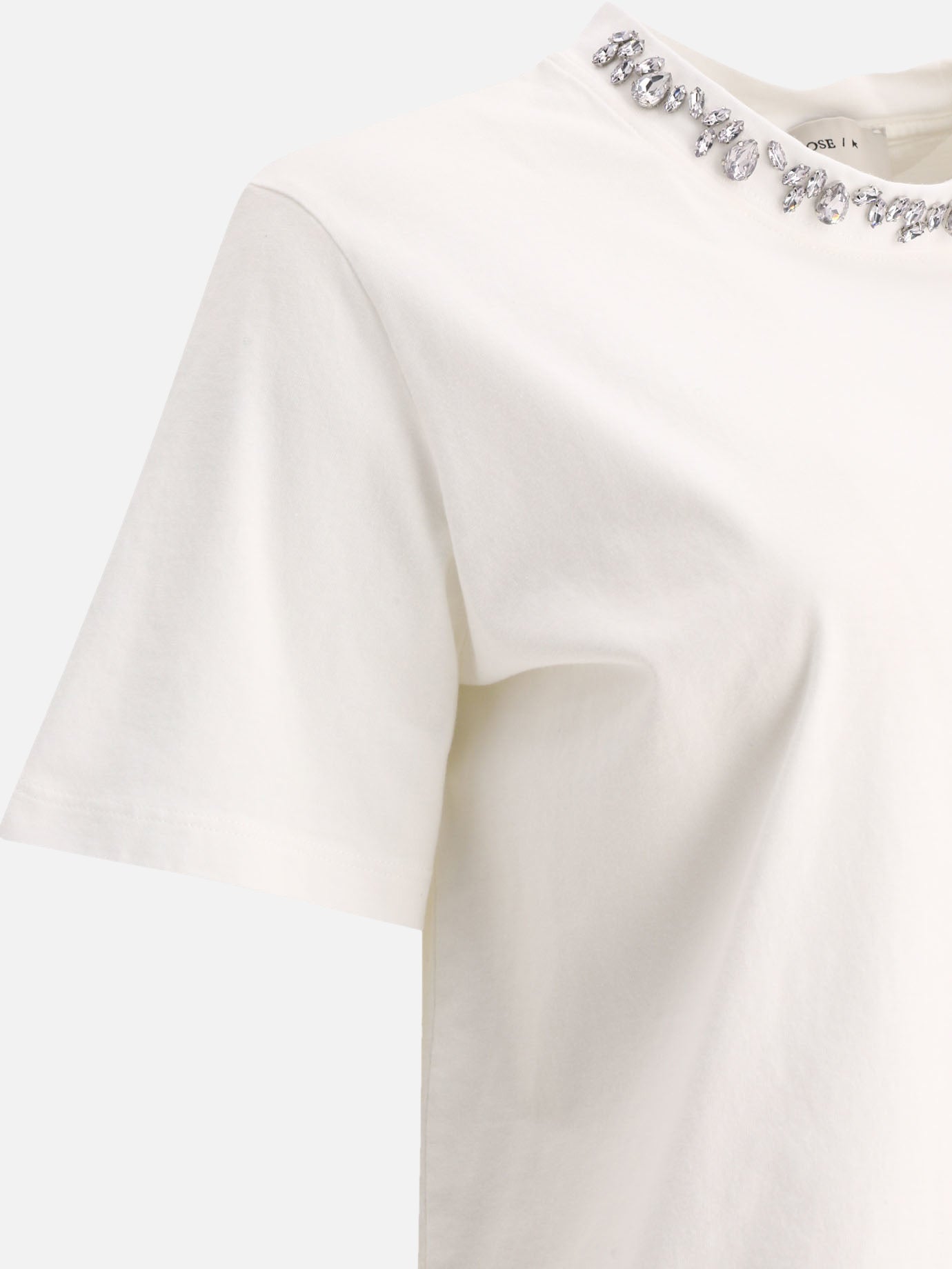 T-shirt with crystal embellishments