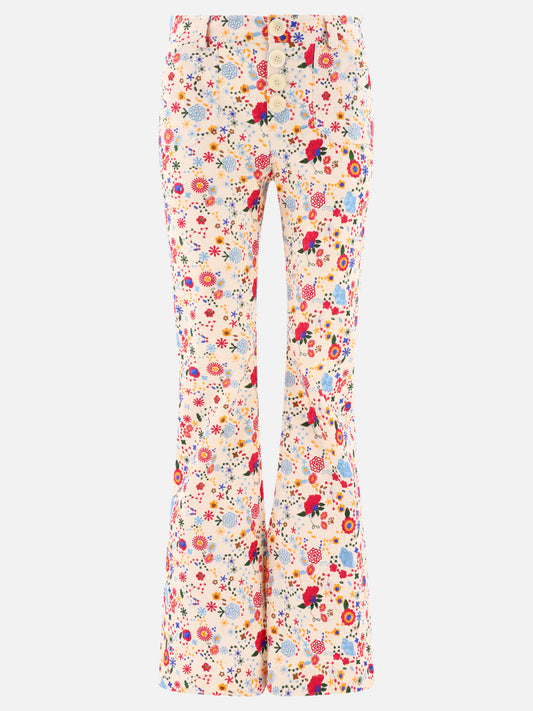 "Charlotte" embroidered trousers