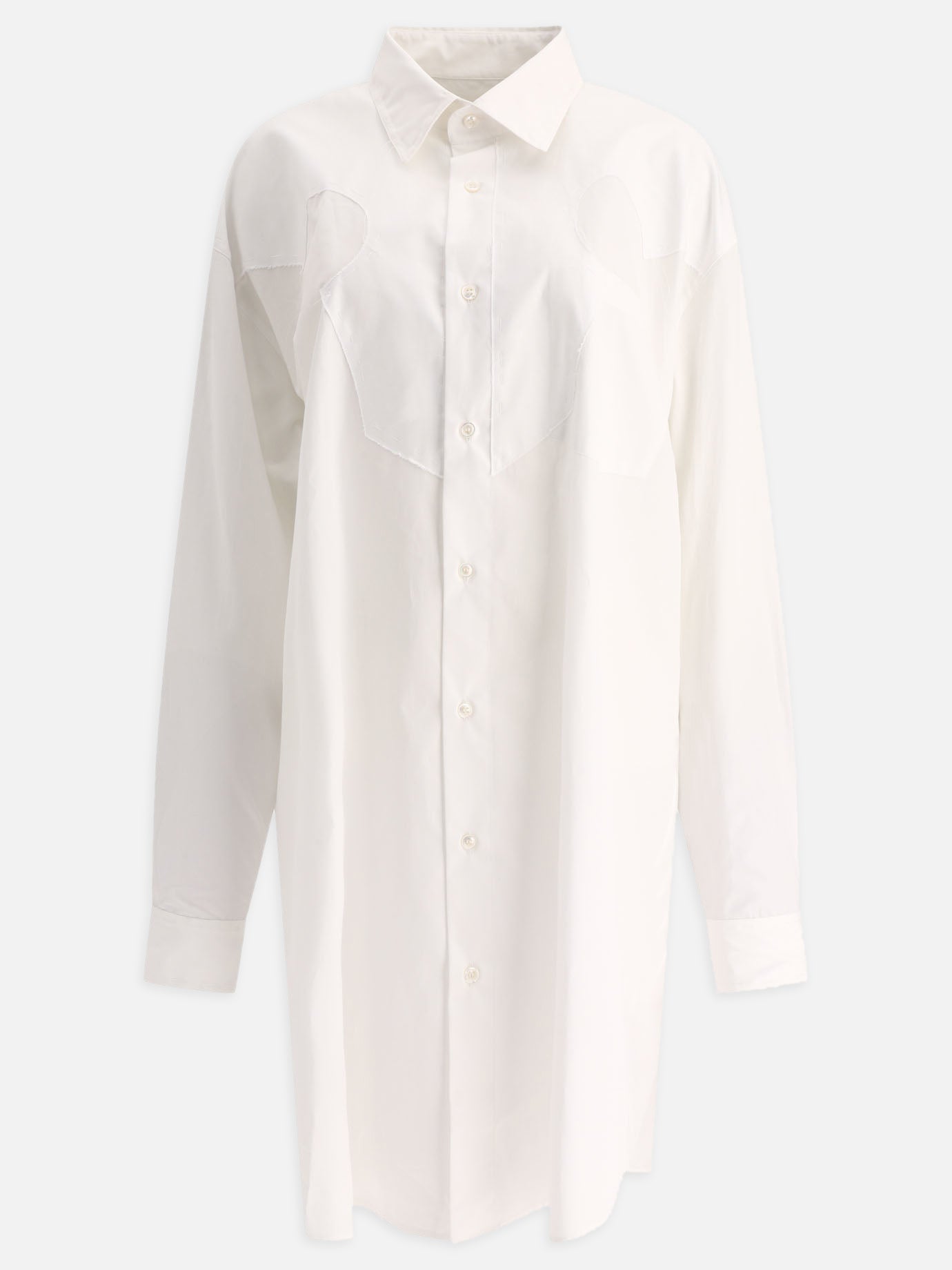 Cotton poplin shirt dress