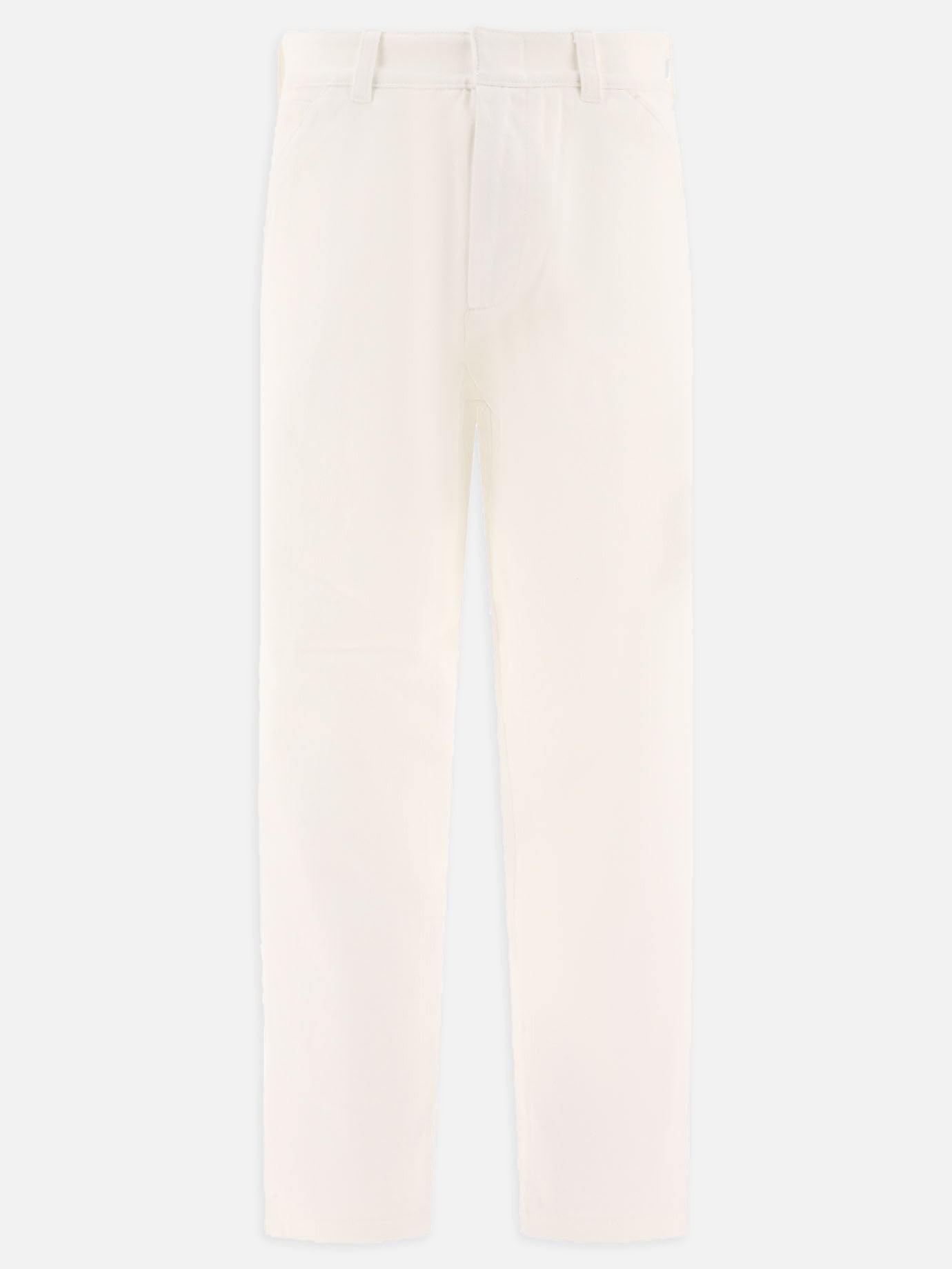 Mid-rise loose-fit trousers