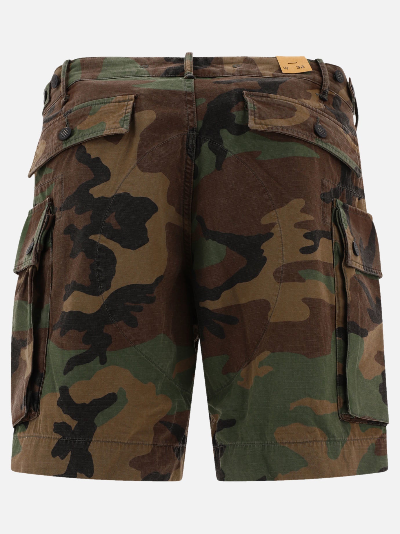 Camo ripstop cargo shorts