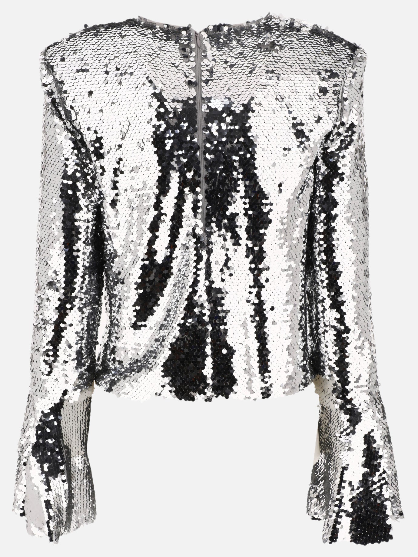 Sequinned flared top
