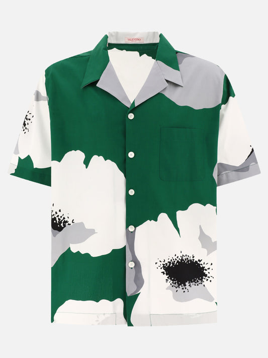"Valentino Flower Portrait" printed shirt