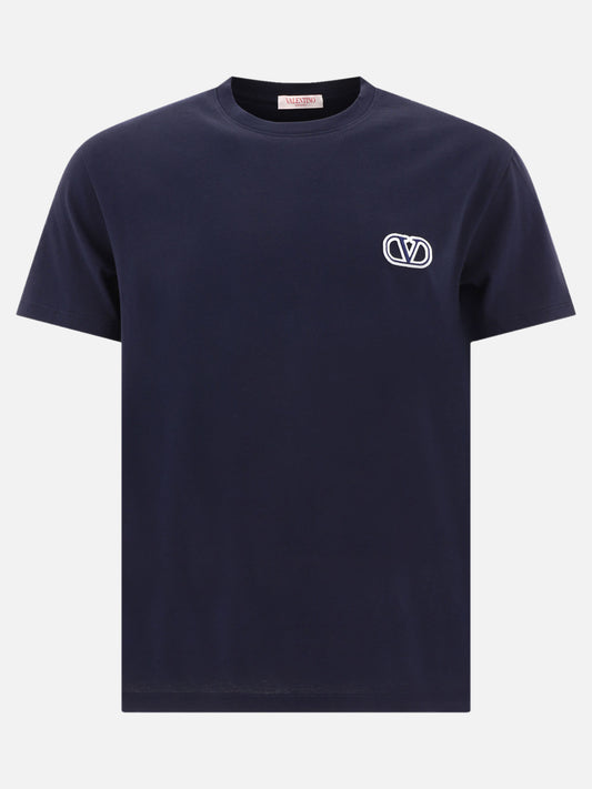 T-shirt with VLogo Signature patch