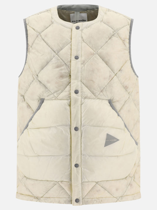 "Diamond Stitch" vest jacket
