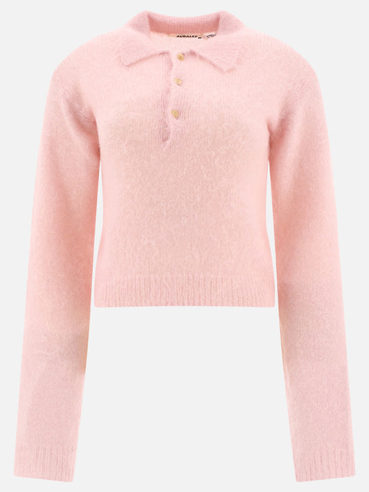 Polo cropped in mohair