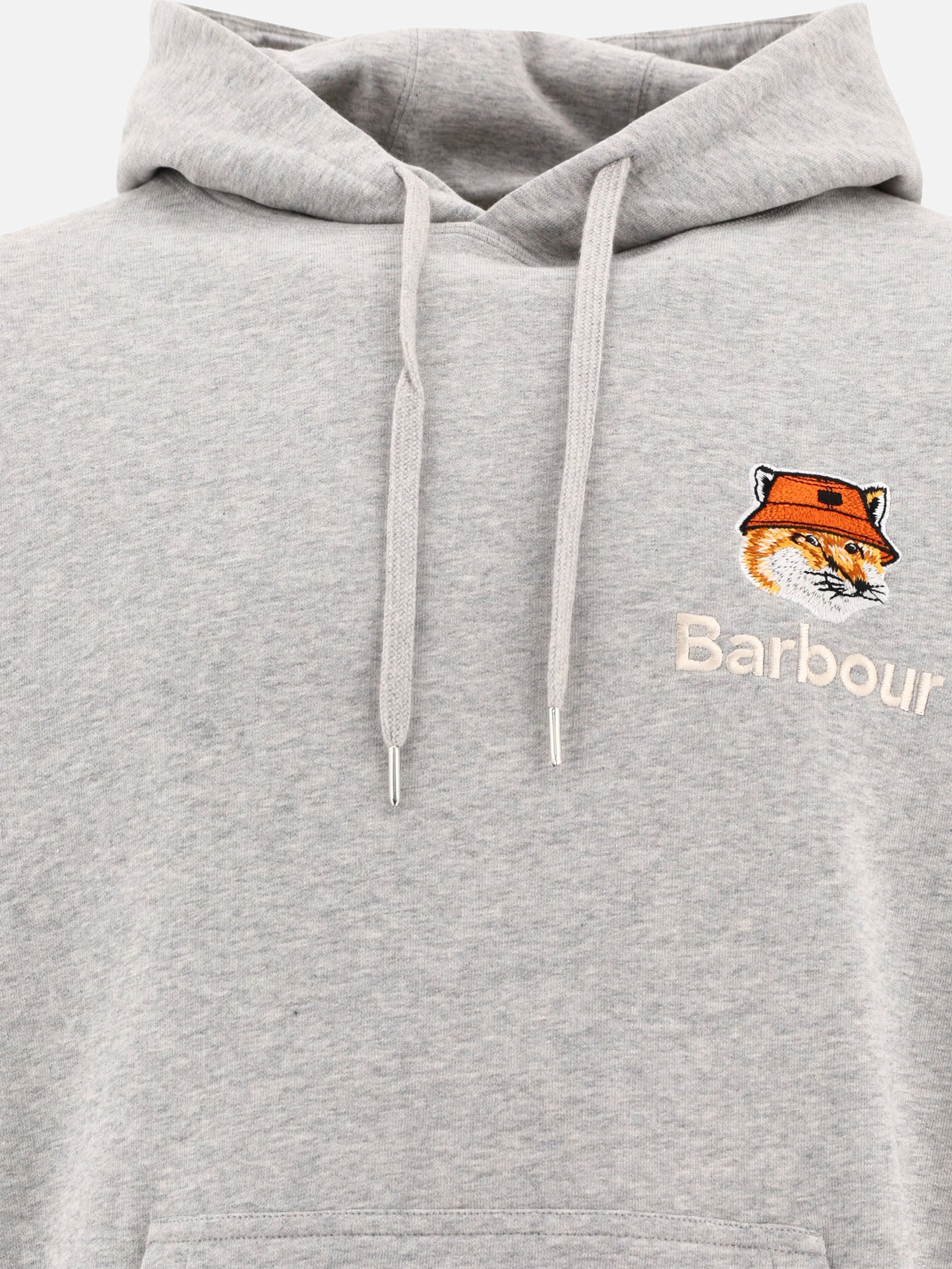 "Barbour x Maison Kitsuné" hoodie