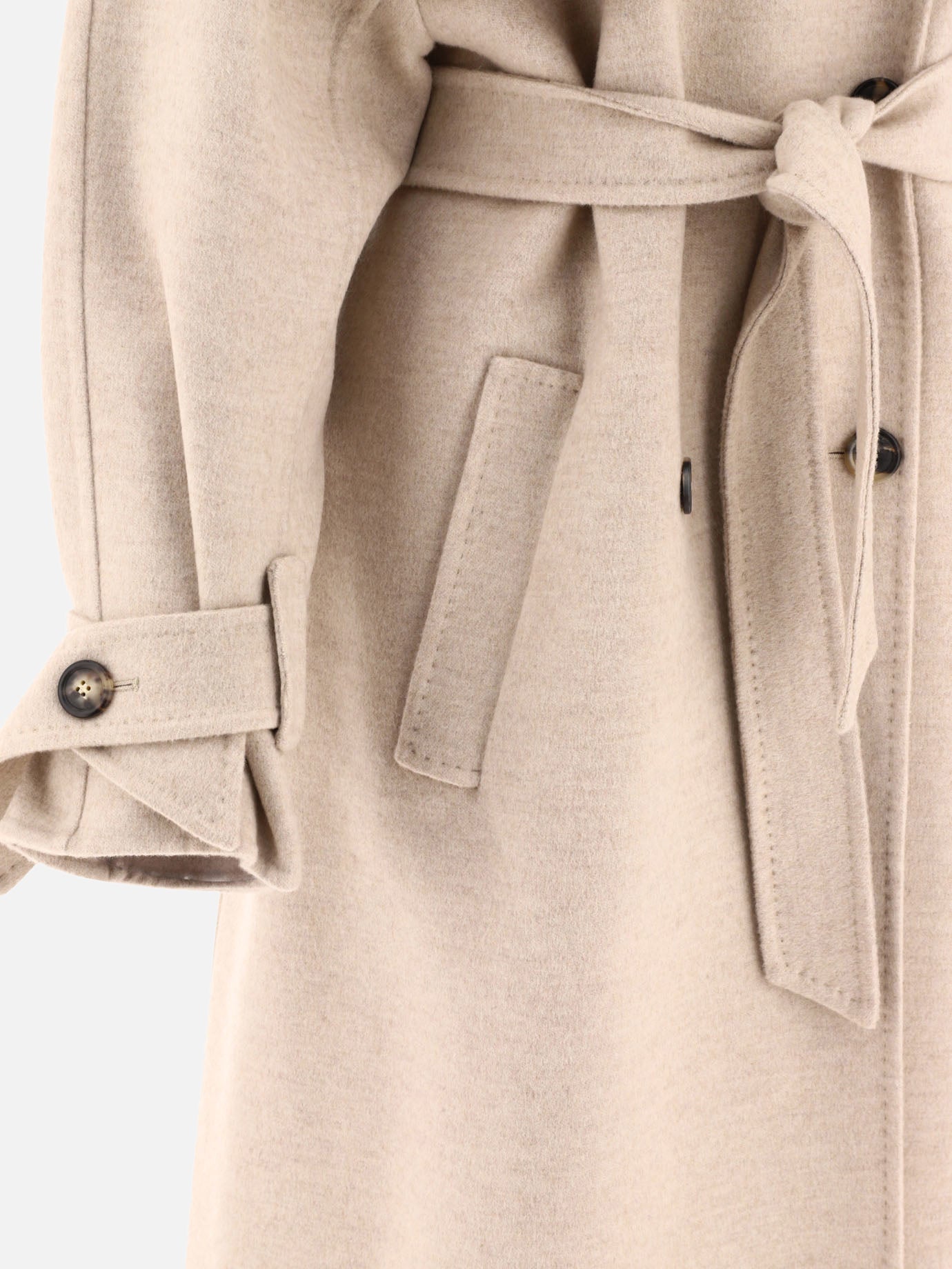 "Falco" cashmere trench coat