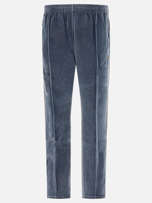 Velour track trousers