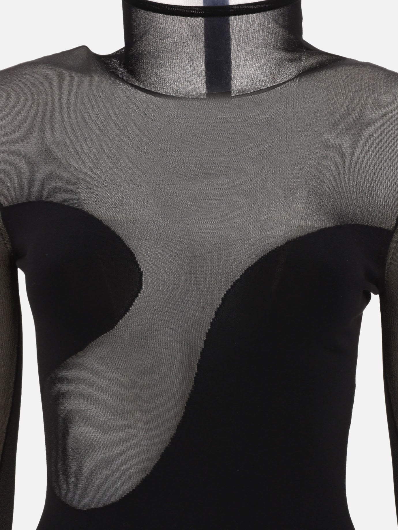 Asymmetric line bodysuit