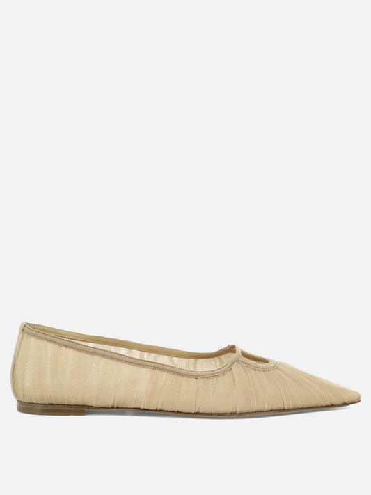 Pointed-toe ballet flats