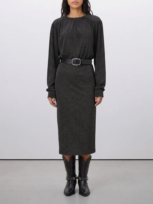 Isabel Marant "Aliza" Midi Dress Black

