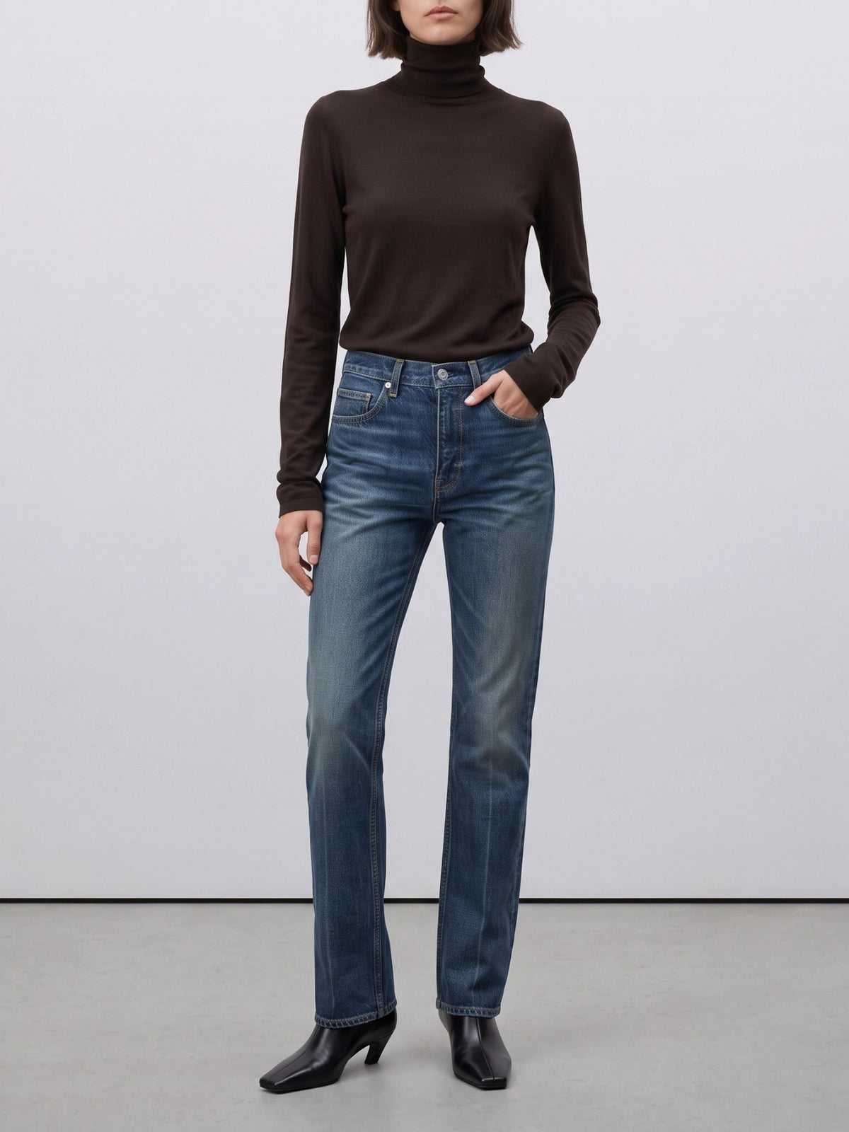 Toteme Jeans a gamba dritta "Classic" Blu - VIETTI