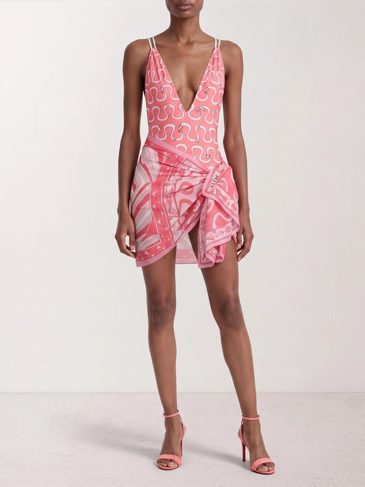 Pucci One-piece swimsuit Pink

