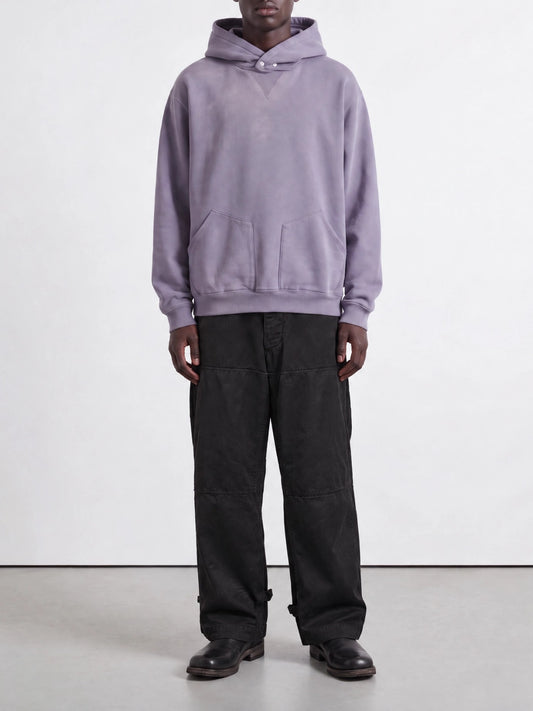 A.Presse "Vintage Snap Parka" Hoodie Purple

